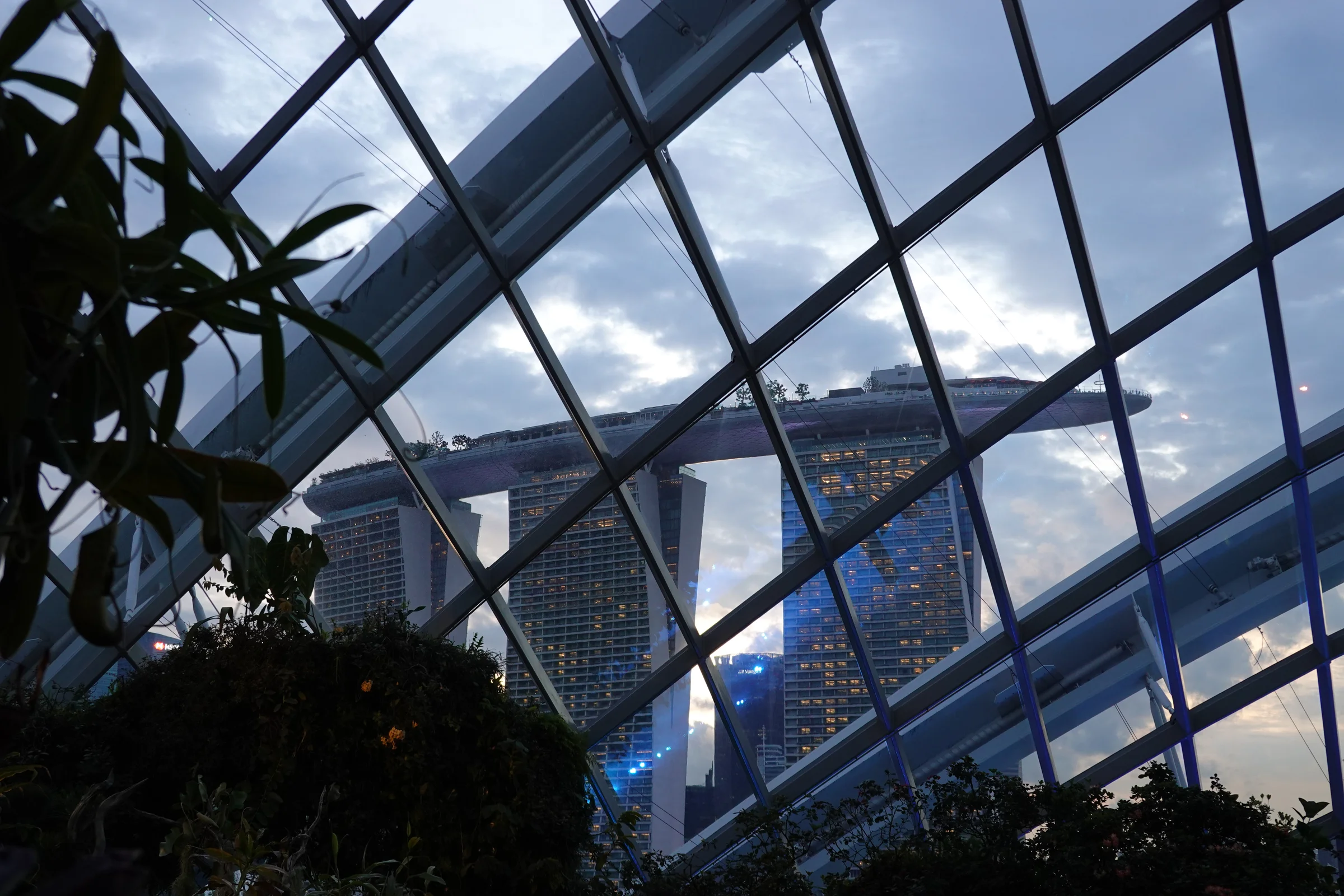 Marina Bay Sands skyline in Singapore